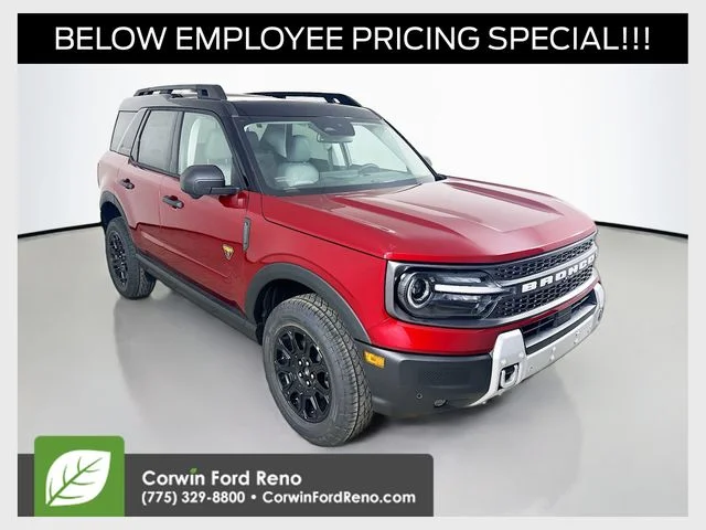 New 2026 Ruby Red Metallic Tinted Clearcoat Ford Badlands image 1