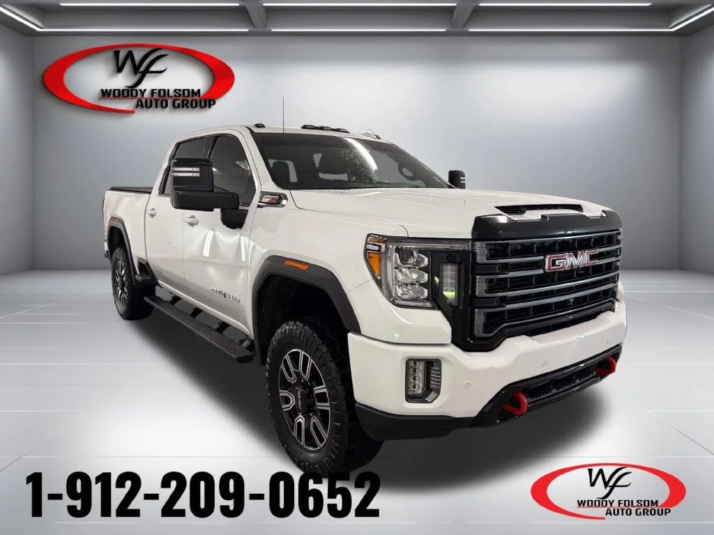Used 2022 SUMMIT WHITE GMC AT4 image 1