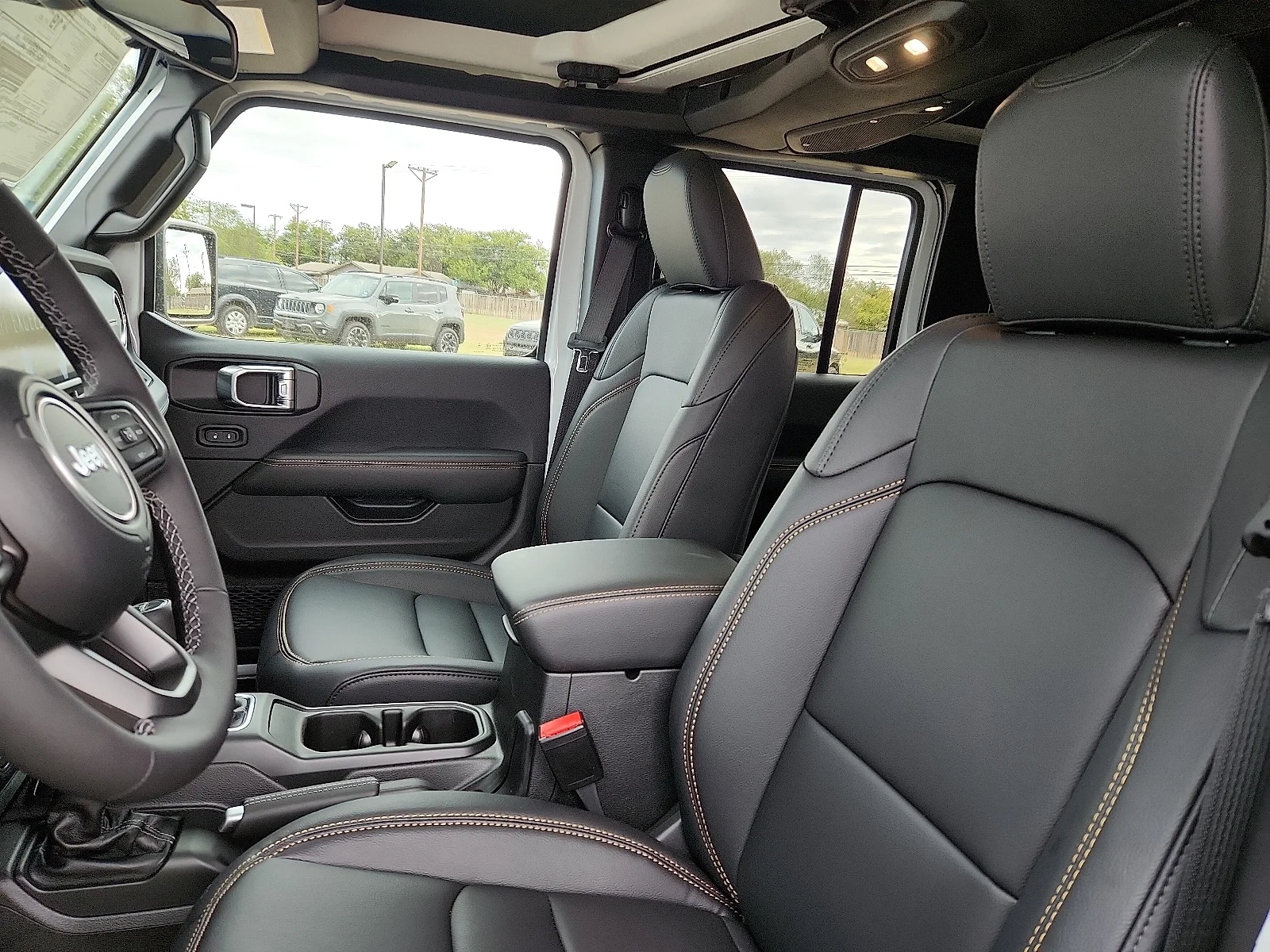 New 2025 White Jeep SPORT S 4X4 image 13