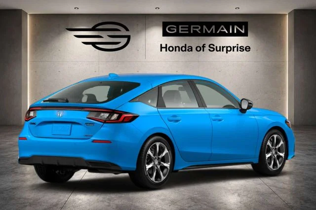 New 2026 Boost Blue Pearl Honda Sport Touring Hybrid image 3