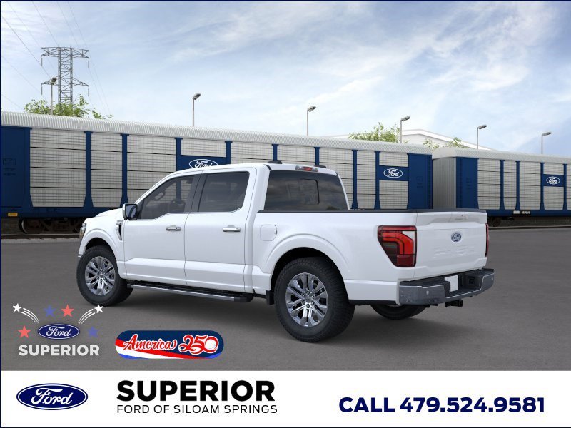 New 2026 Star White Metallic Tri-Coat Ford Lariat® image 4
