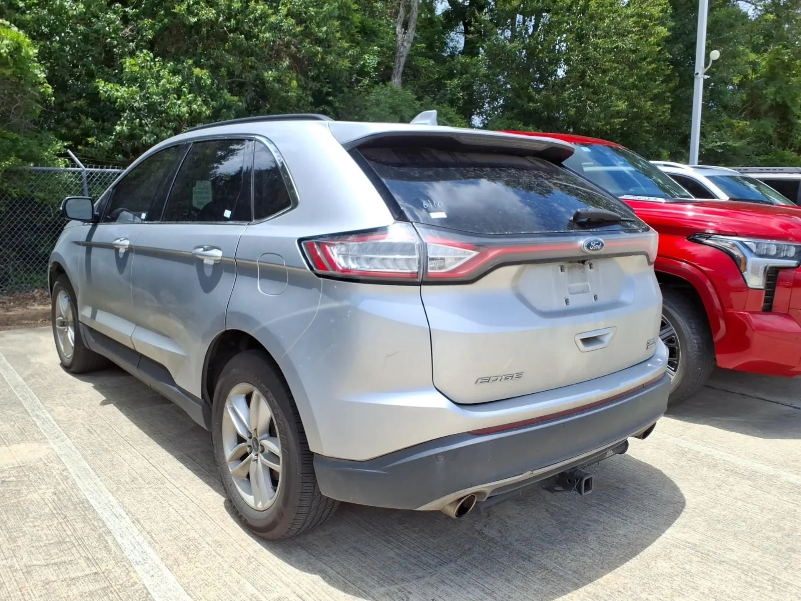 Used 2017 Silver Ford SEL image 2