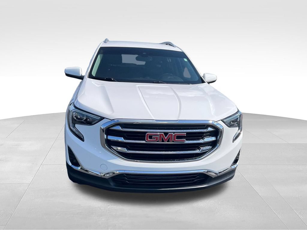 Used 2021 SUMMIT WHITE GMC SLT image 8