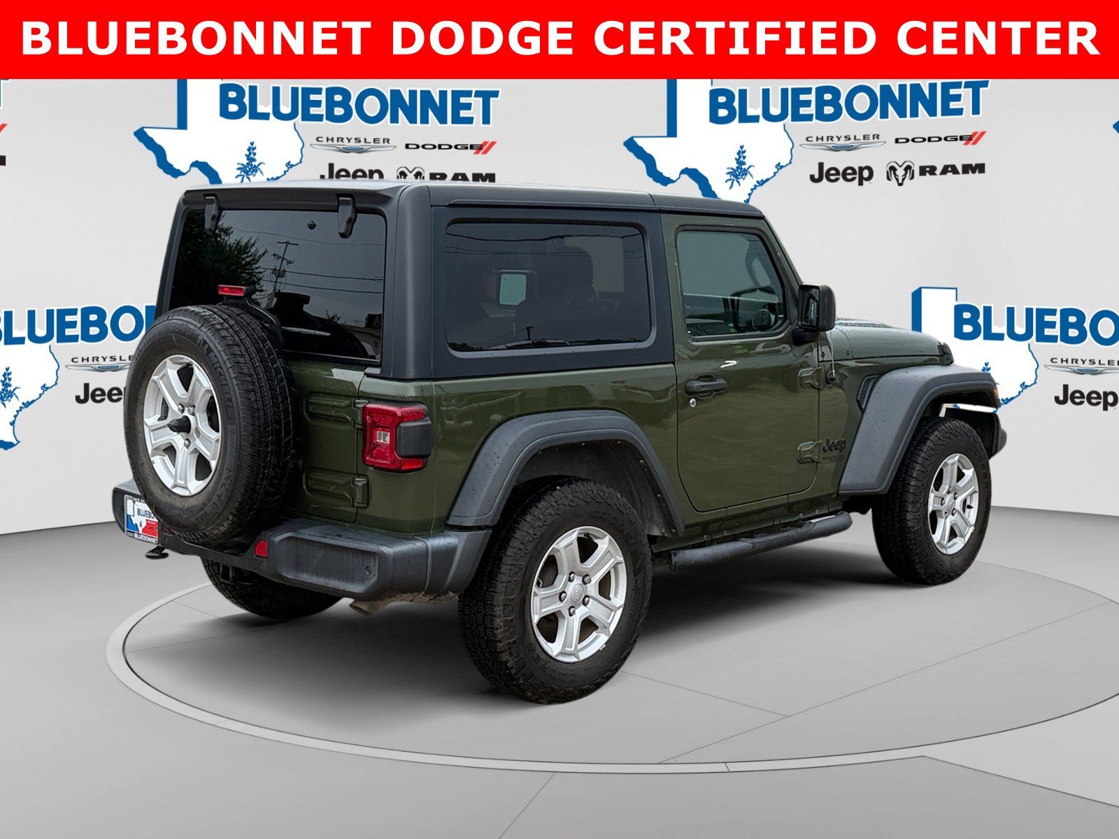 Used 2021 Sarge Green Clearcoat Jeep Sport S image 5