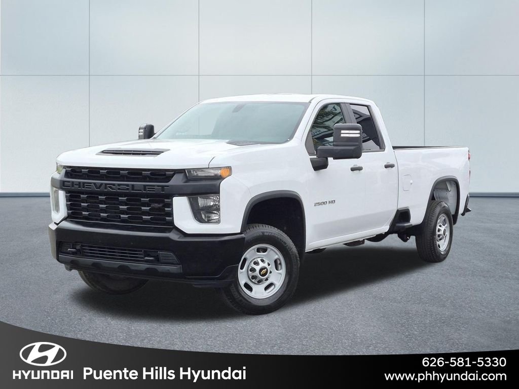 Used 2022 White Chevrolet Work Truck image 1