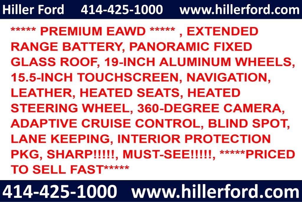 Certified 2024 Ford Mustang Mach-E Premium AWD with VIN 3FMTK3SU2RMA21513 for sale in Franklin, WI
