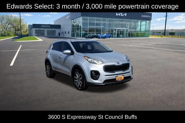 Used 2017 Kia Sportage EX with VIN KNDPN3AC8H7105981 for sale in Council Bluffs, IA