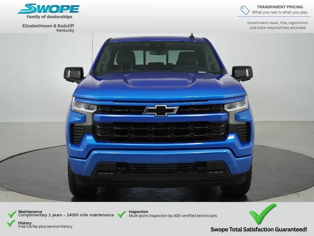 Used 2025 Riptide Blue Metallic Chevrolet RST image 8