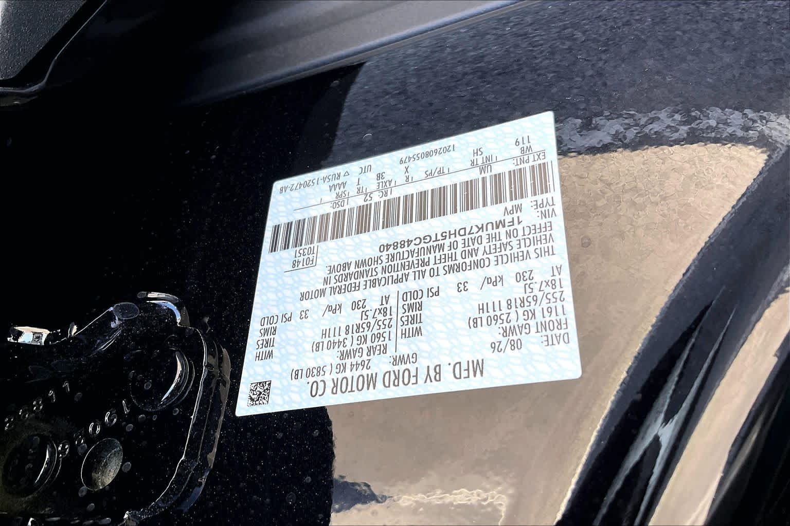 New 2026 Agate Black Metallic Ford Active image 19