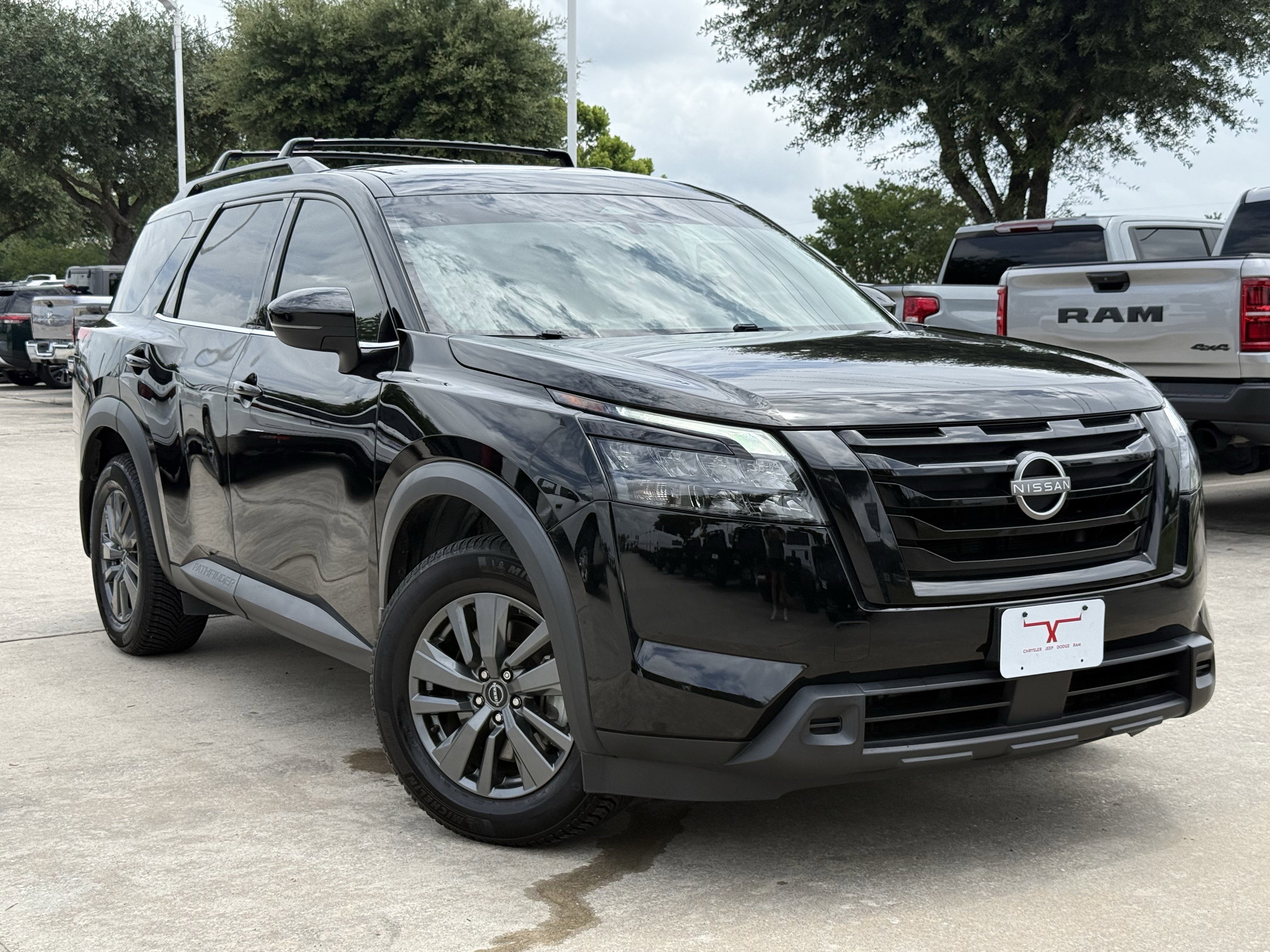 Used 2024 Super Black Nissan SV image 2