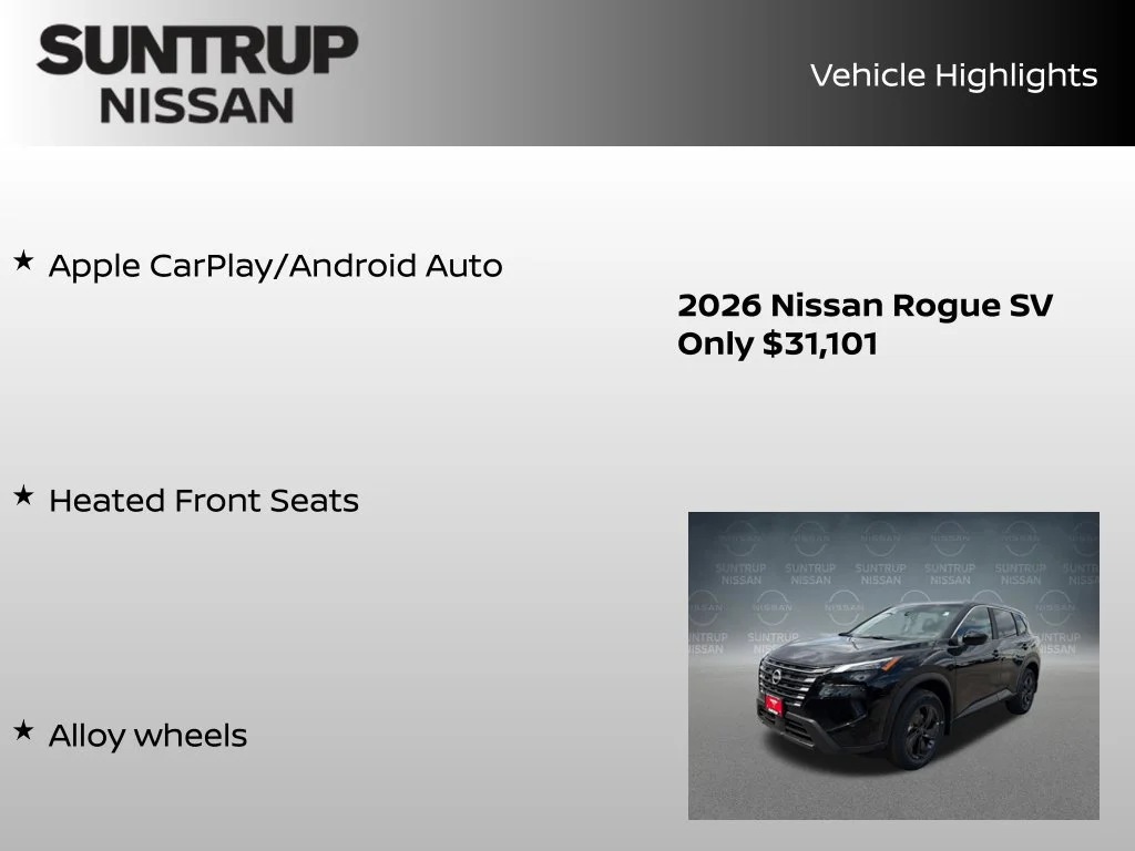 Certified Used 2026 Black Nissan SV image 41