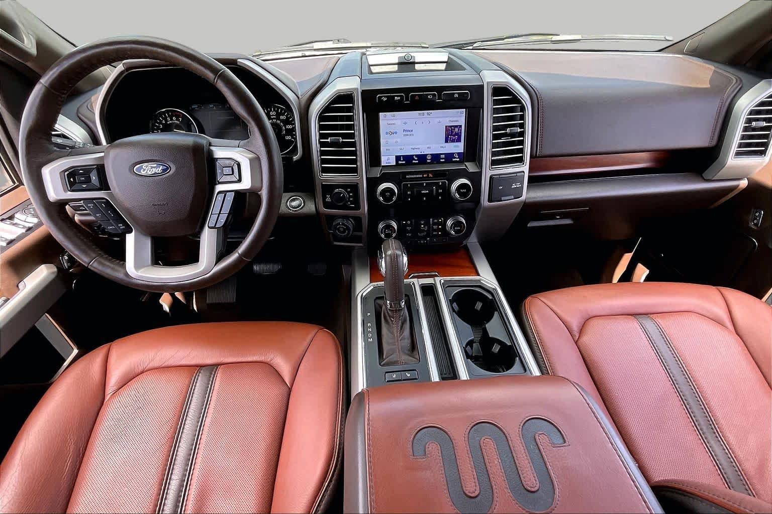 Used 2020 Star White Metallic Tri-Coat/Stone Gray Ford King Ranch image 14