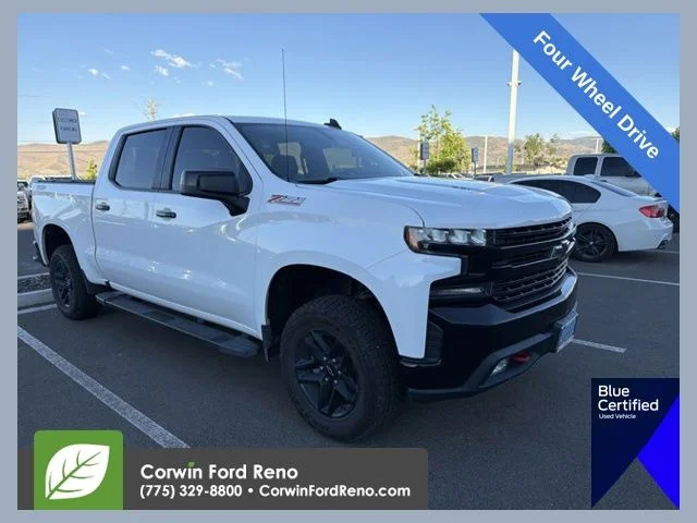 Certified Used 2021 White Chevrolet LT Trail Boss image 1