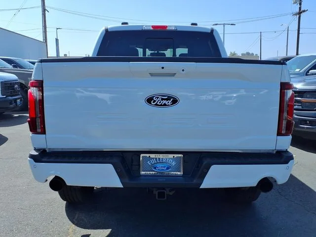 New 2026 Star White Metallic Tri-Coat Ford Lariat image 3