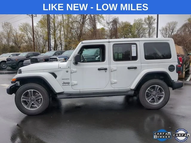 Used 2023 White Jeep Sahara image 2