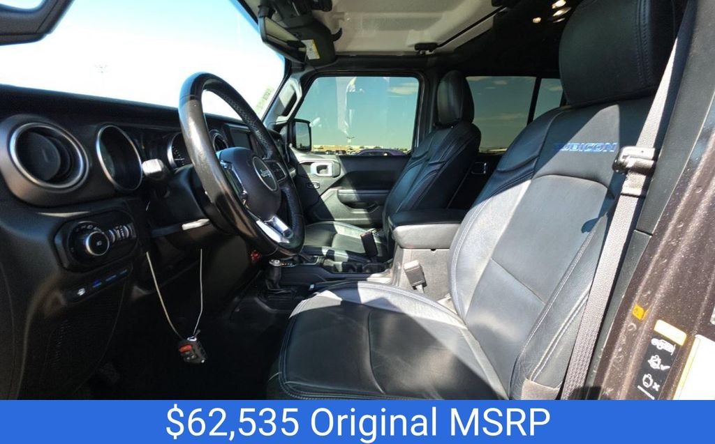 Used 2021 Gray Jeep Unlimited Rubicon 4xe image 5