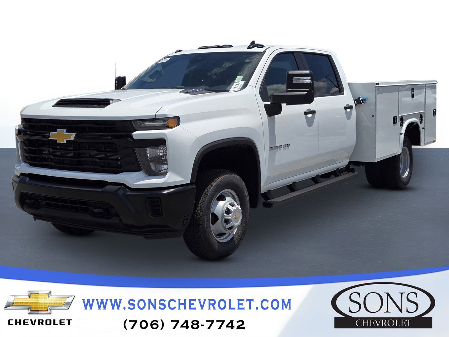 New 2026 Summit White Chevrolet Work Truck image 1