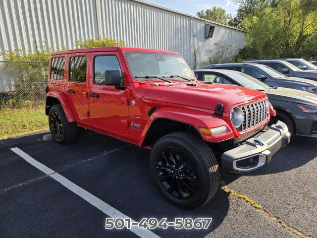 Used 2024 Red Jeep Sahara 4xe image 3