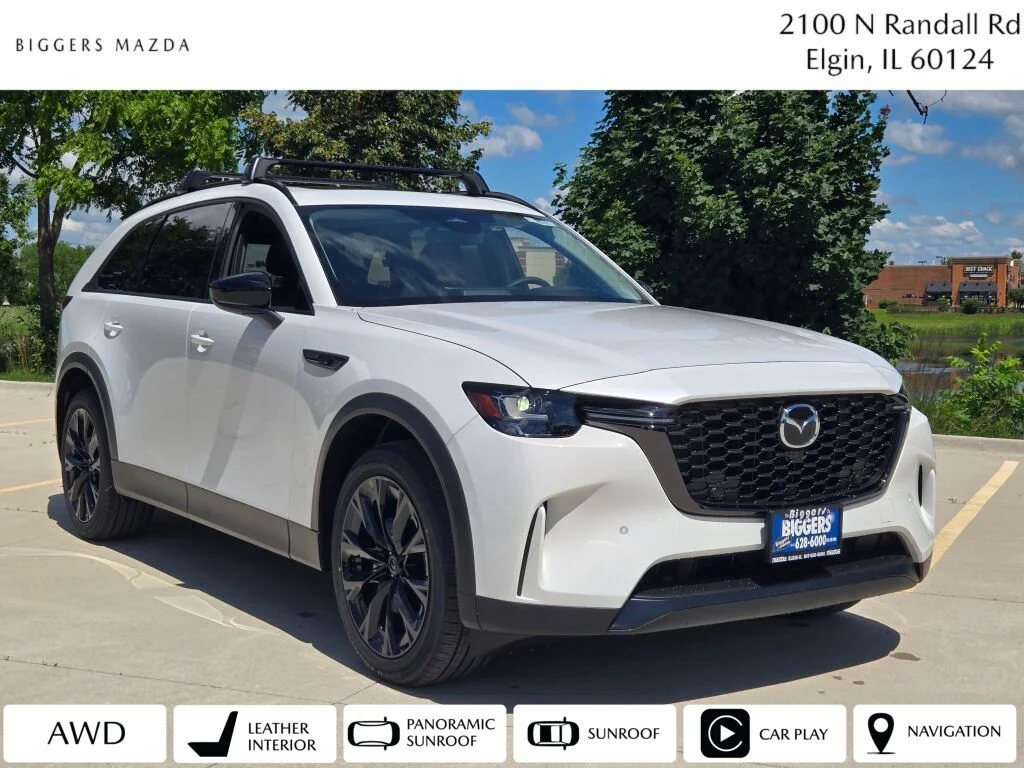 New 2026 Rhodium White Premium Mazda 3.3 Turbo Premium Sport AWD image 1