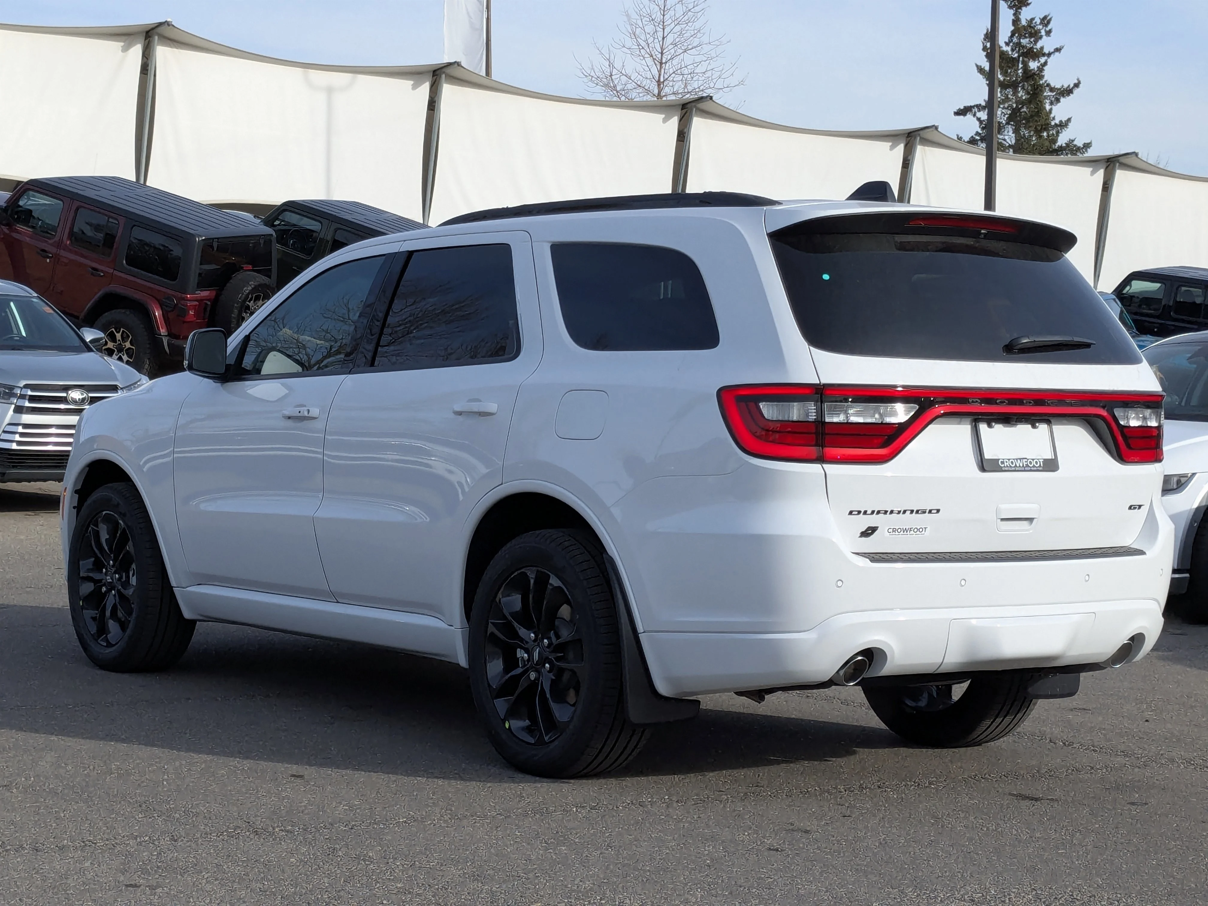 New 2026 White Dodge GT Plus - - GT Plus Pkg (2BH) - 2nd Row Captain Chairs - Ebony Red Leather?Faced Seats - 10.1 Nav & image 6