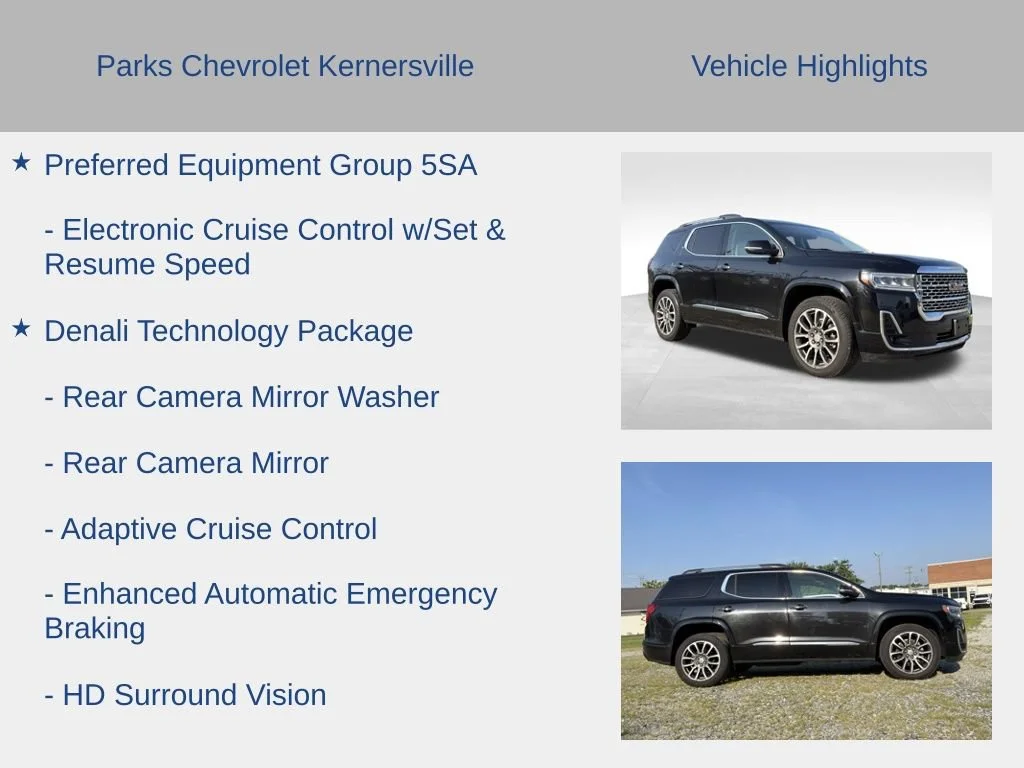 Used 2022 Ebony Twilight Metallic GMC Denali image 10