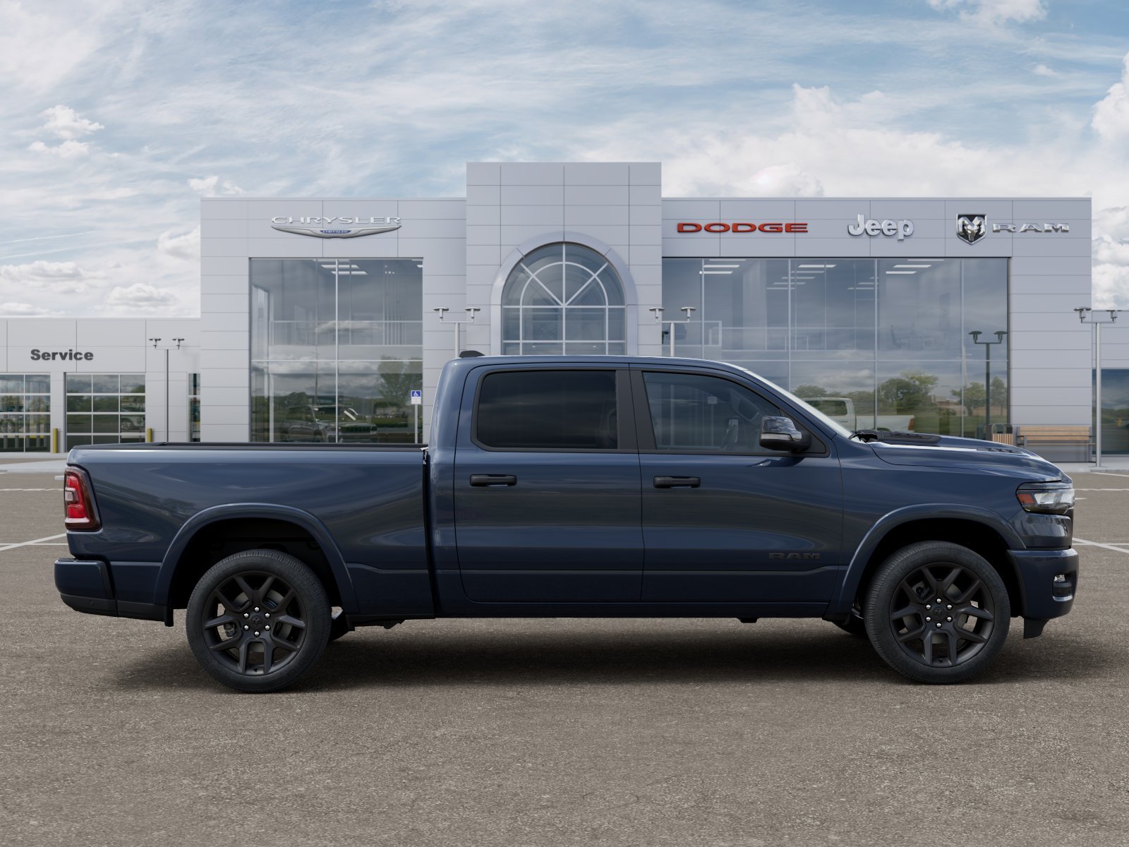 New 2026 Forged Blue Metallic Exterior Paint RAM Laramie image 30
