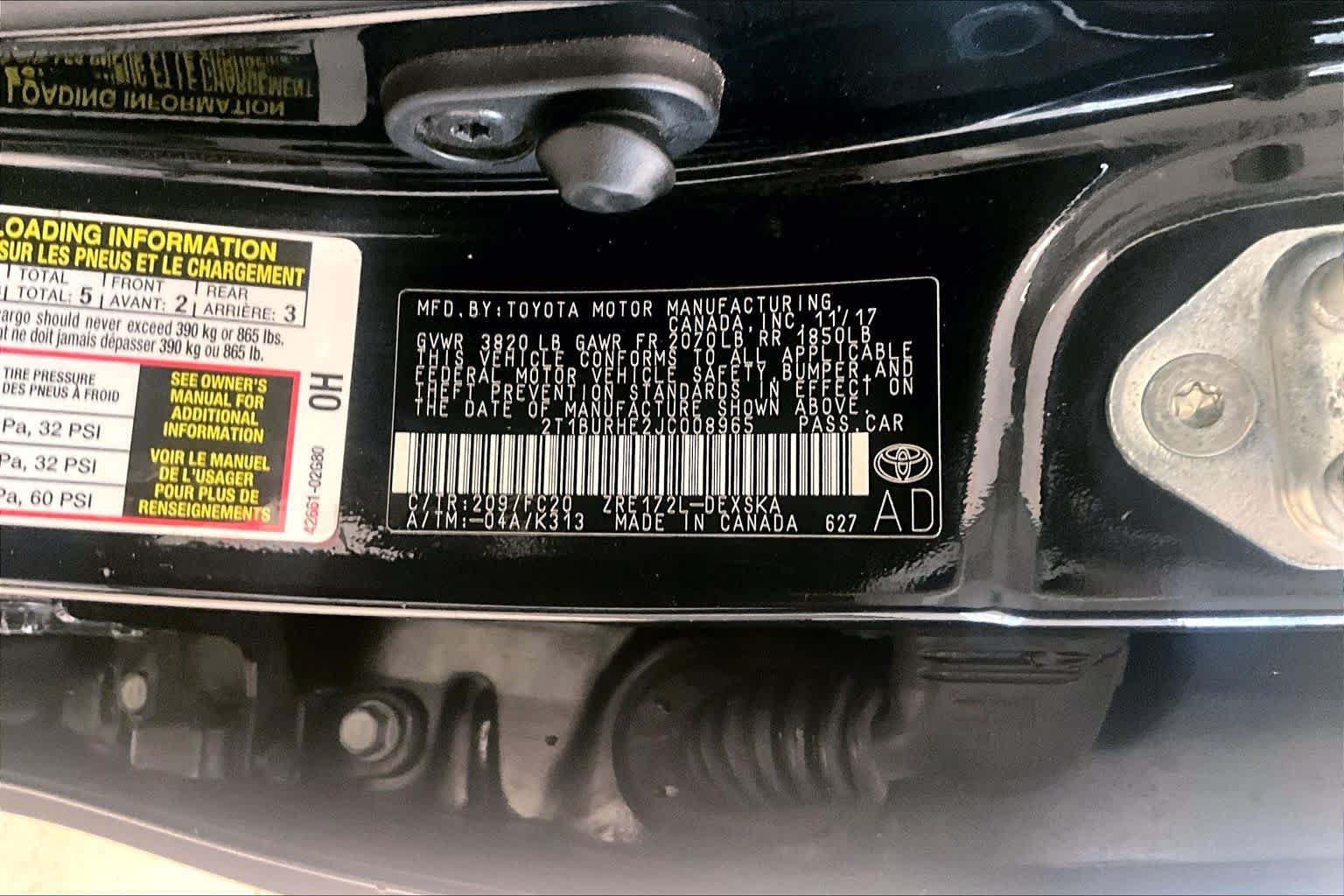 Used 2018 Black Sand Pearl Toyota SE image 31