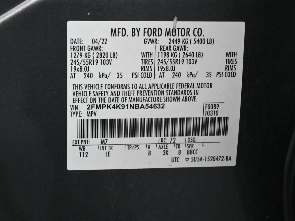 Used 2022 Gray Metallic Ford Titanium image 19