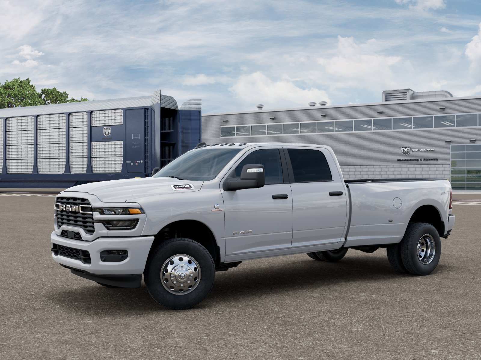 New 2026 Bright White Clear-Coat Exterior Paint RAM BIG HORN image 1