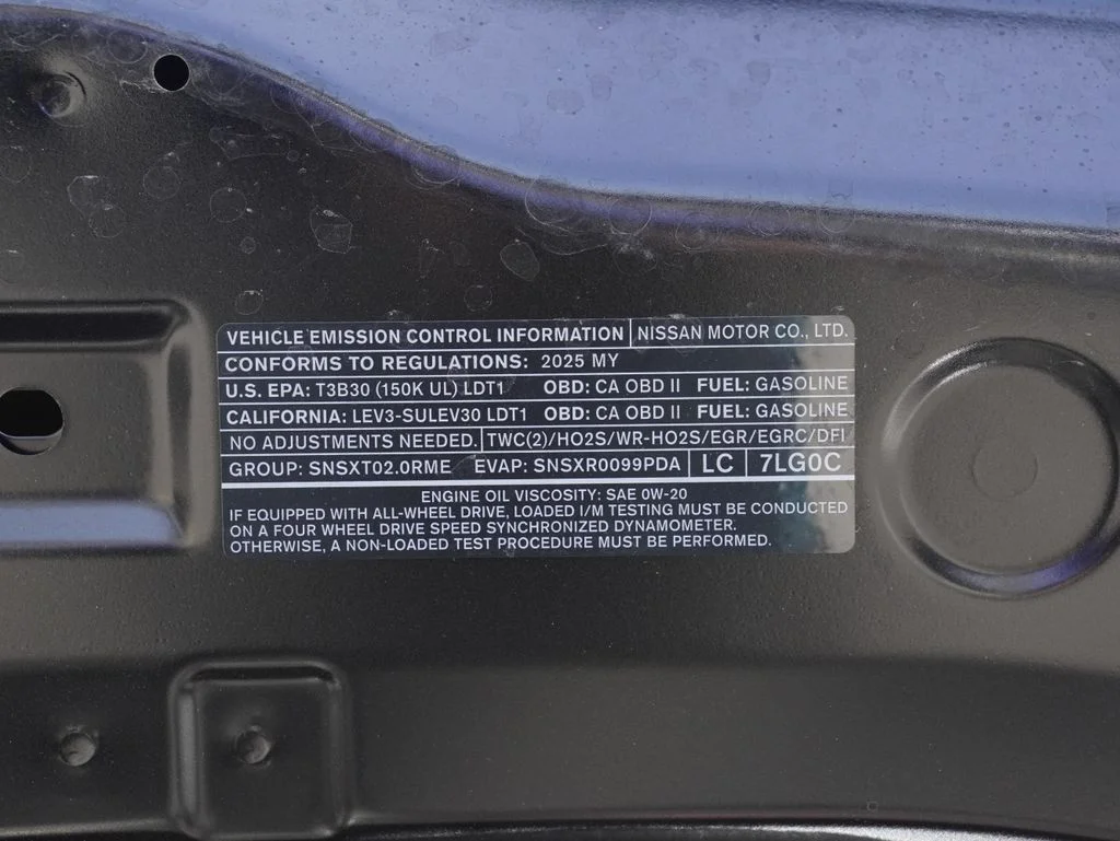 Used 2025 Black Nissan SV image 24