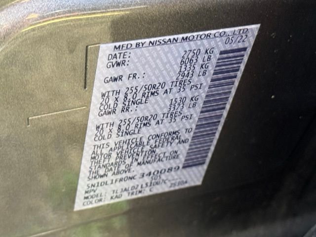 Used 2022 Gray INFINITI LUXE image 20