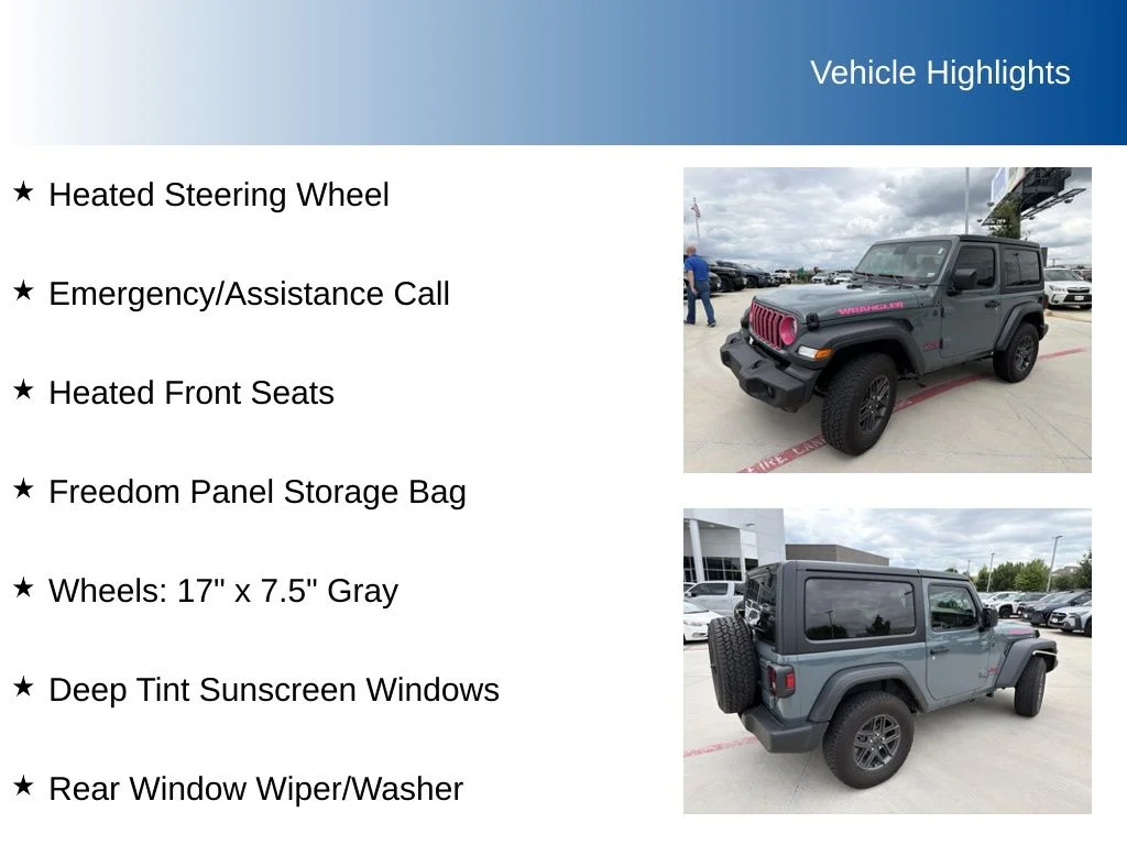 Used 2024 Gray Jeep Sport S image 9