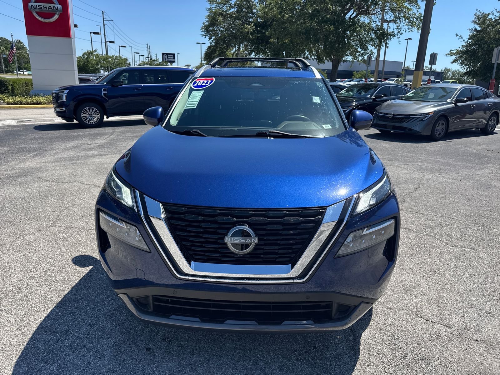 Certified Used 2023 Blue Nissan SL image 3