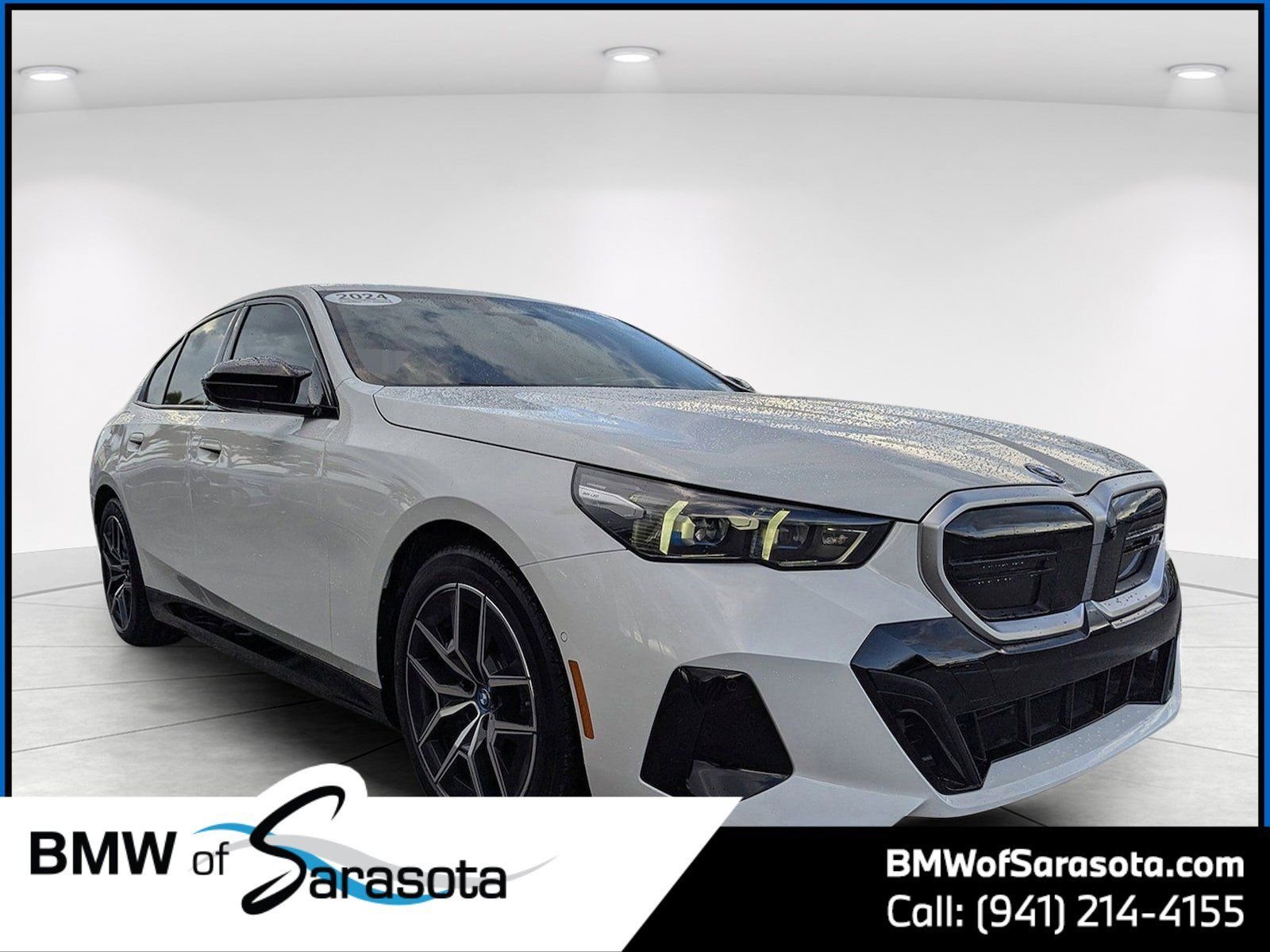 Alpine White 2024 BMW i5 M60 AWD Sedan All-Wheel Drive Automatic