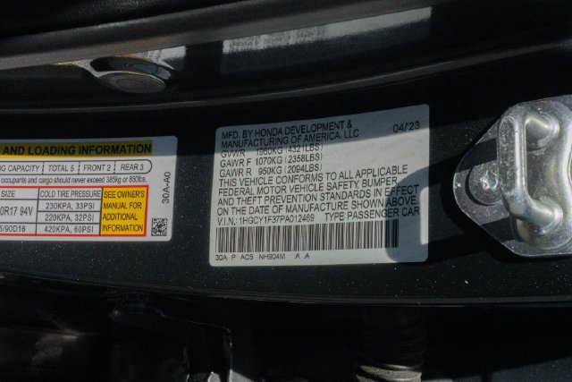 Used 2023 Gray Honda EX image 7