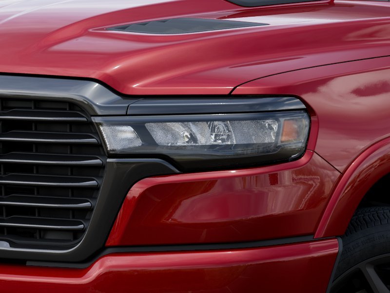 New 2026 Molten Red Pearl-Coat Exterior Paint RAM Laramie image 6