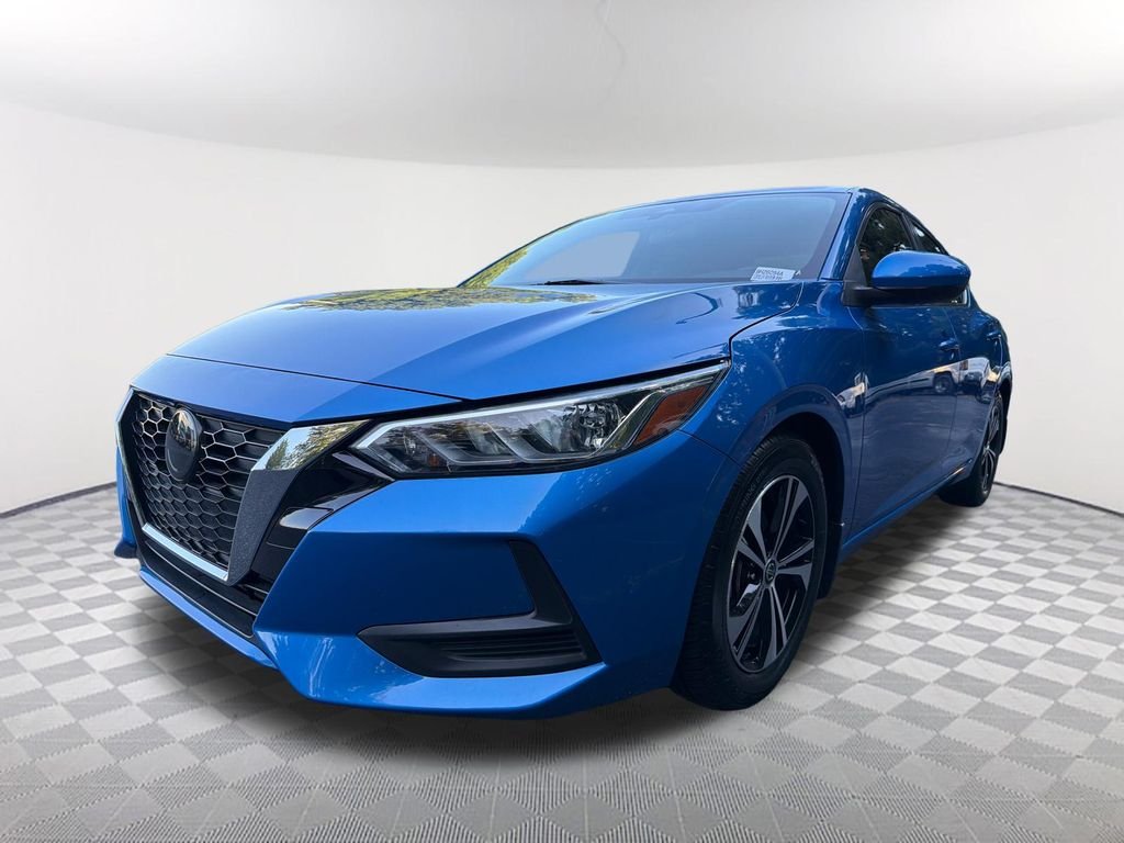 Used 2022 Blue Nissan SV image 1