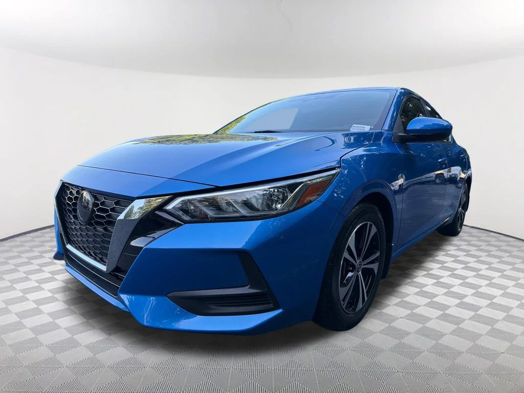Used 2022 Blue Nissan SV image 1