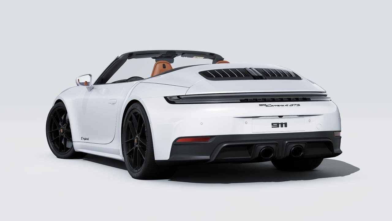 New 2026 Ice Grey Metallic Porsche Carrera 4 GTS Cabriolet image 3