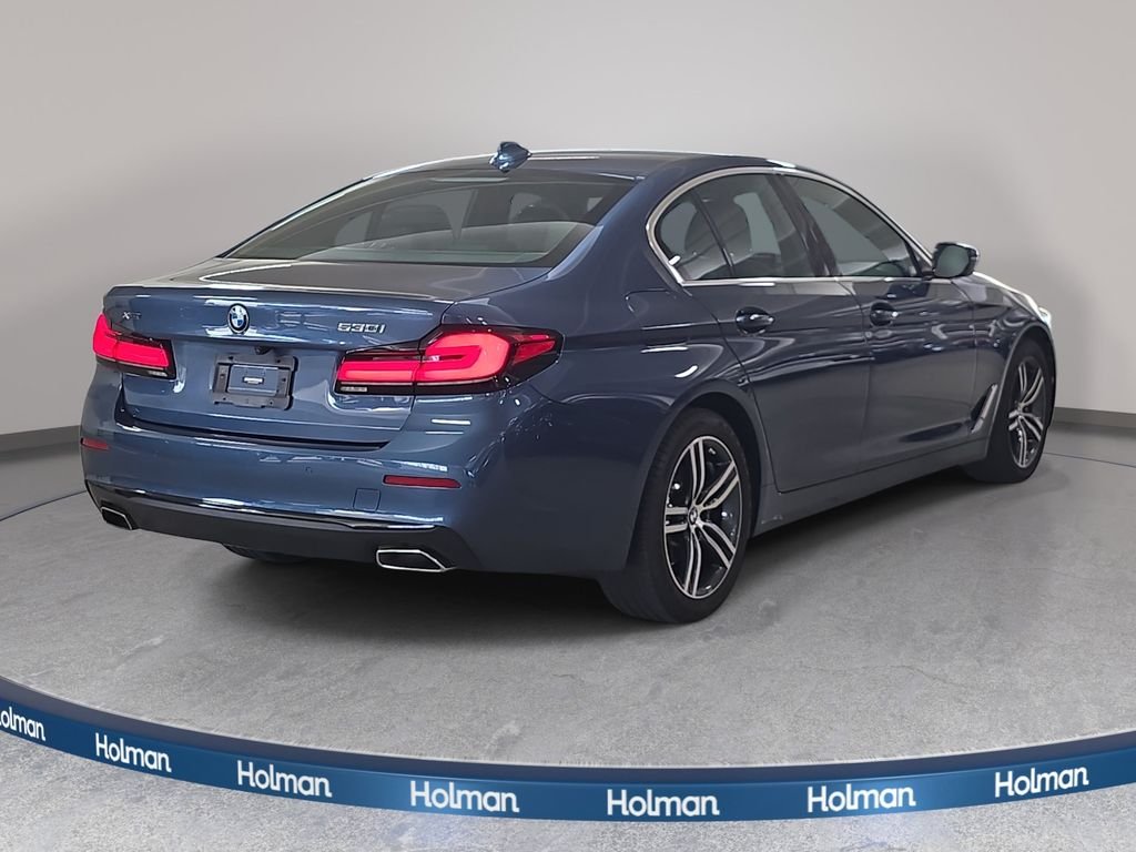 Certified Used 2023 Arctic Race Blue metallic BMW 530i xDrive image 7