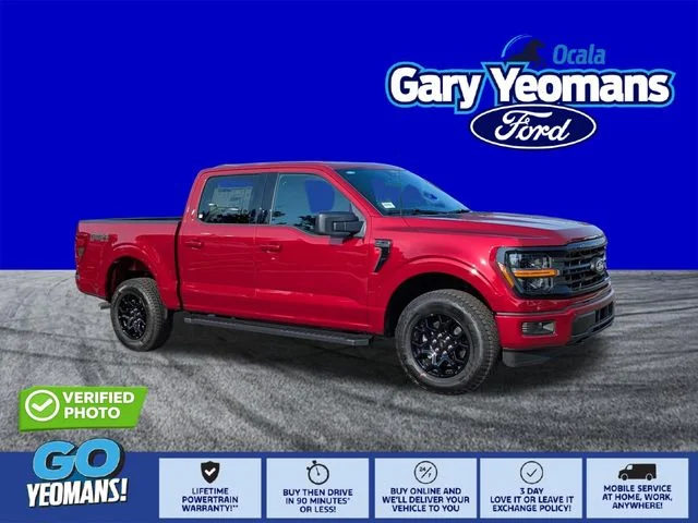 New 2026 Ruby Red Metallic Tinted Clearcoat Ford XLT image 1