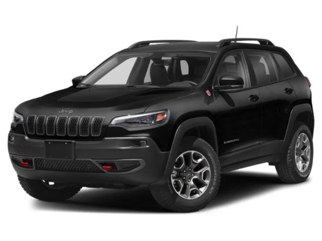 Used 2020 Diamond Black Crystal Pearlcoat Jeep Trailhawk image 1