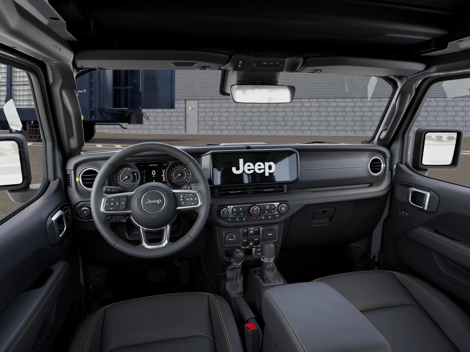 New 2026 Bright White Clear-Coat Exterior Paint Jeep Sahara image 8