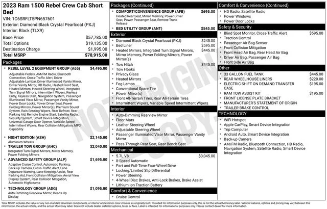 Used 2023 Black Ram Rebel image 9