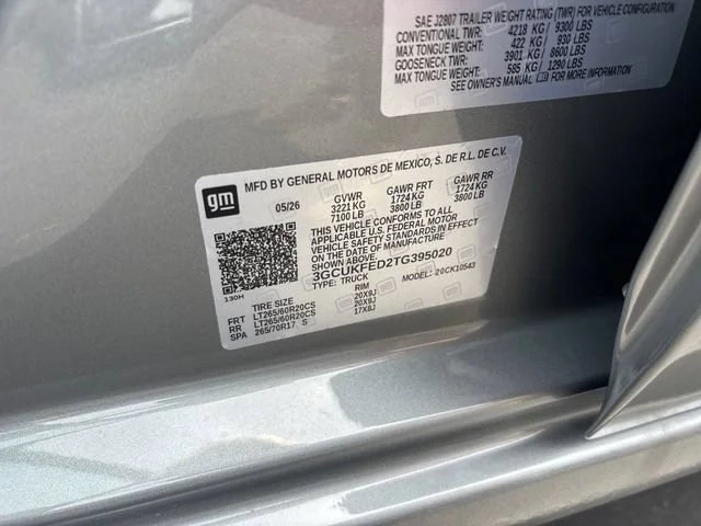 New 2026 Sterling Gray Metallic Chevrolet LT Trail Boss image 33