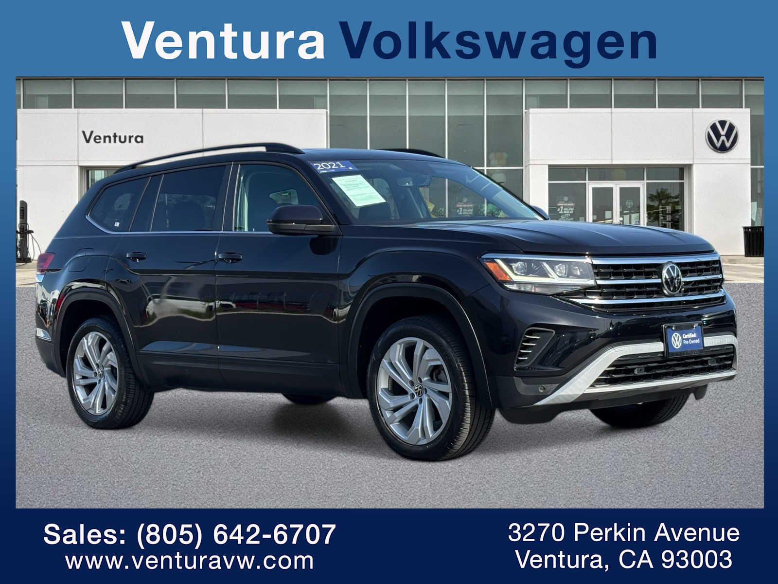 2021 Volkswagen Atlas SE w/Tech