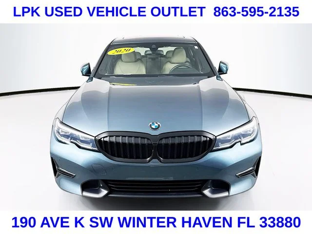 Certified Used 2020 Blue BMW 330i image 2