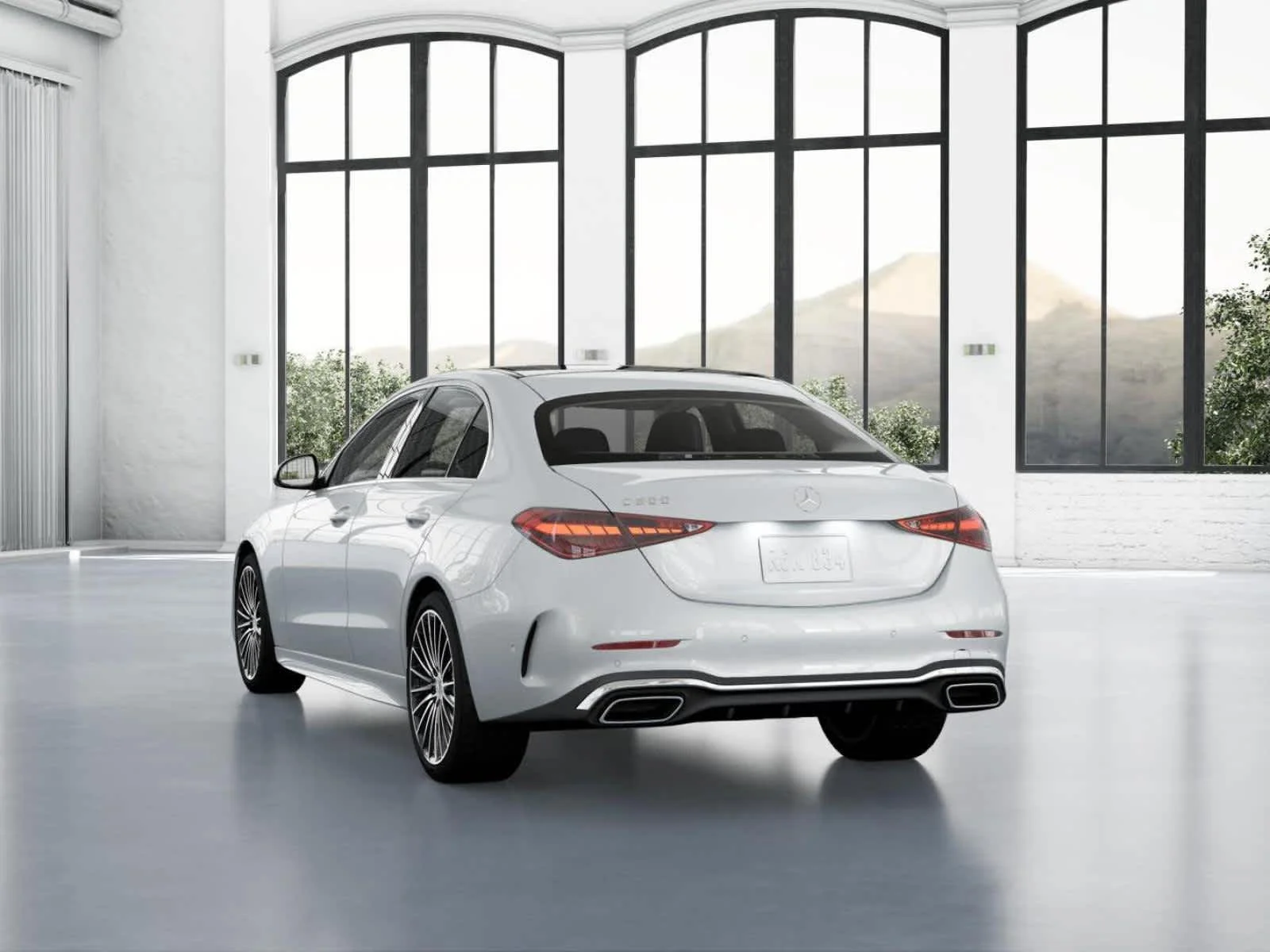 New 2026 MANUFAKTUR Moonlight White Metallic Mercedes-Benz C 300 image 25