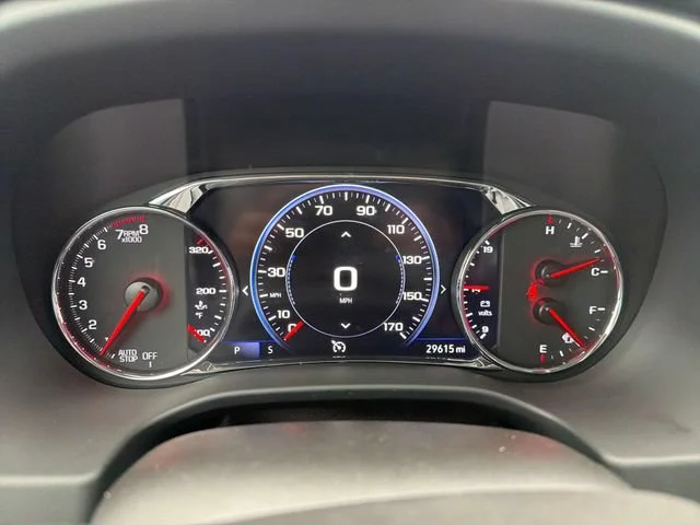 Used 2023 VOLCANIC RED TINTCOAT GMC AT4 image 18