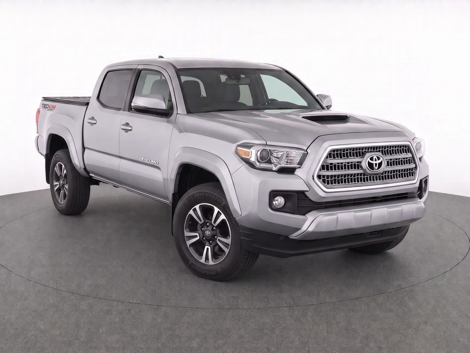 Used 2017 Silver Sky Metallic Toyota TRD Sport image 1